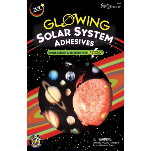Glowing Solar System Adhesives